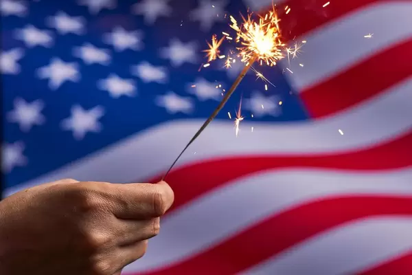 Independence Day - national holiday celebrated on the Fourth of July