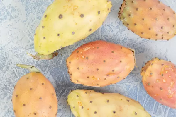 Indian Figs on the blur table