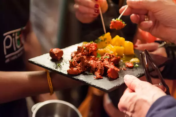 Indisches Beef und Ananas