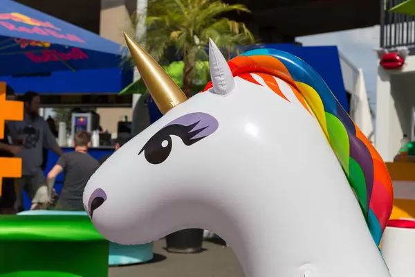 Inflatable unicorn - Gamescom 2017, Cologne