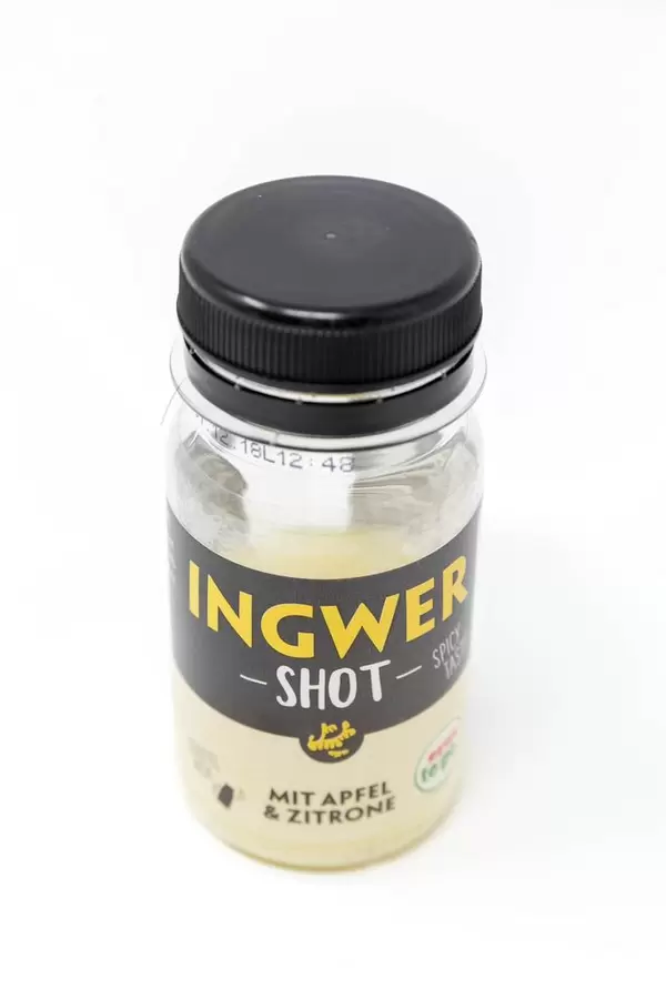 Ingwer Shot mit Apfel und Zitrone