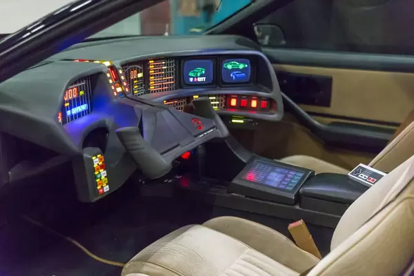 Innenraum des KITT aus Knight Rider