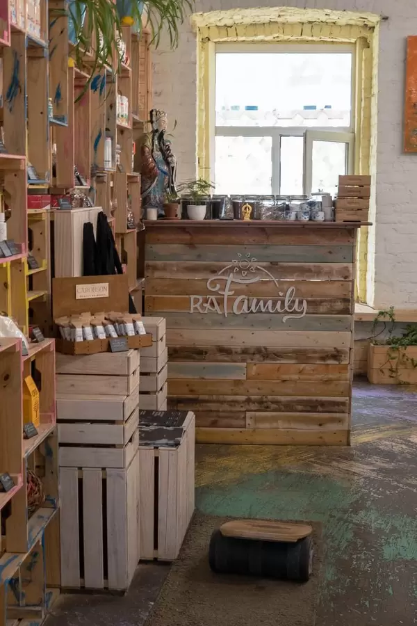 Inside a RAFamily Raw Vegan Cafe in Saint Petersburg