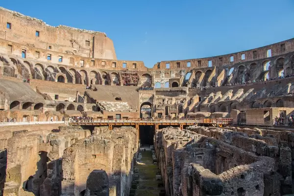 Inside of the Colosseum, Rome