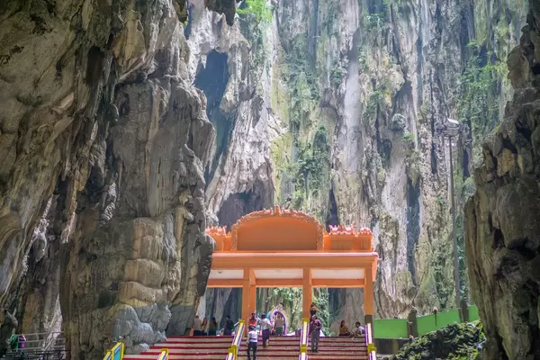 Inside View of Batu Caves in Kuala Lumpur