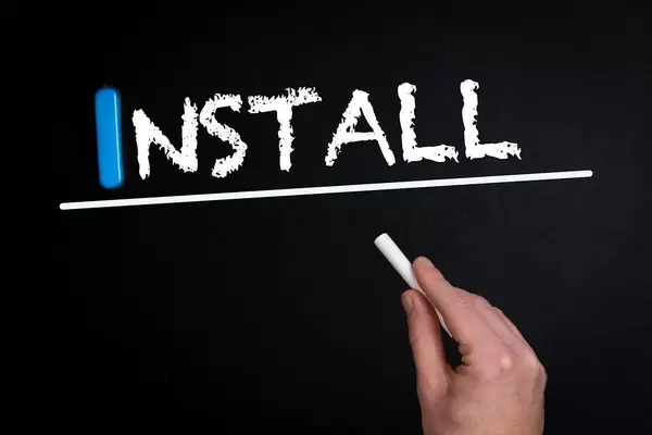 Install text on blackboard