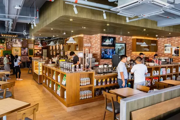 Interior of UCC Coffee Shop in Bacolod