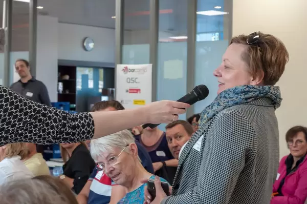 Introduction of participants at Barcamp Cologne 2018