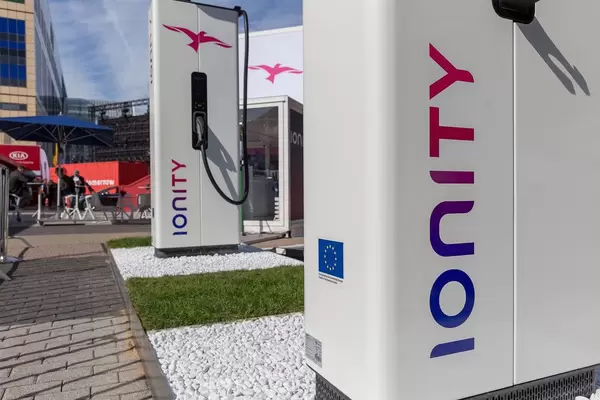 IONITY European HPC-charging station for electric vehicles