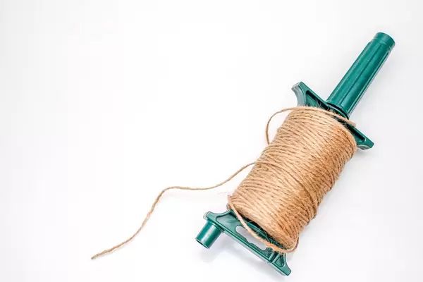 Isolated String on a White Background