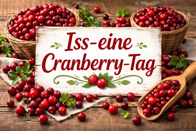 Iss-eine-Cranberry-Tag am 23. November