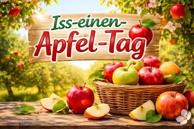 Iss-einen-Apfel-Tag am 16. September