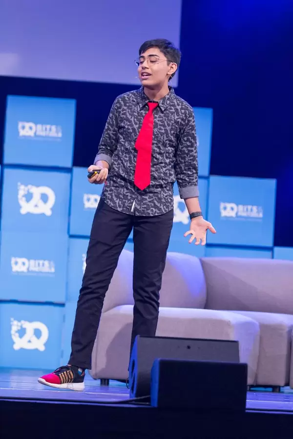 IT Genius - Tanmay Bakshi at the Start Up Festival Bits & Pretzels 2018