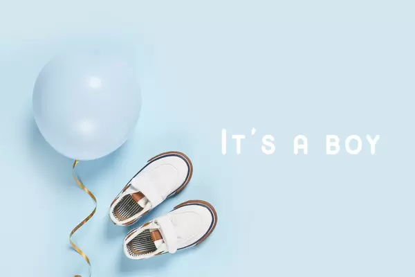 It is a boy - celebration birth of baby boy