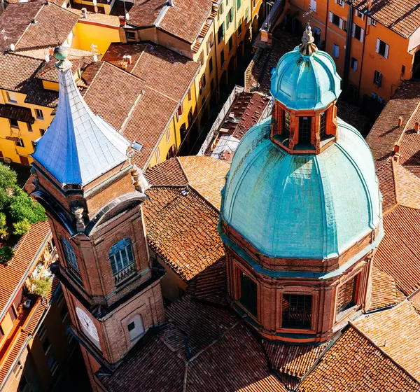 Italian cathedral from up above