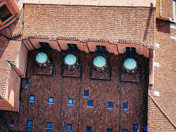 Italian roof with cupolas