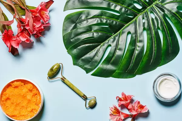 Jade facial roller for anti-aging skin care massage