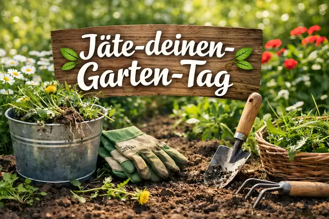 Jäte-deinen-Garten-Tag am 13. Juni