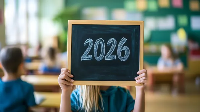Jahreswechsel 2026 im Klassenzimmer