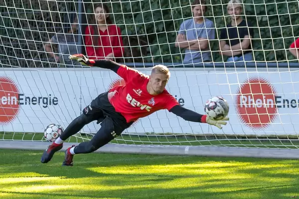 Jan-Christoph Bartels beim Torhüten