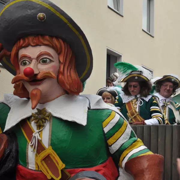 Jan von Werth am Rosenmontagszug 2012