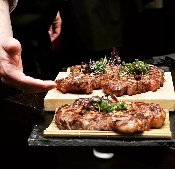 Japanese Wagyu Beef in a Restaurant