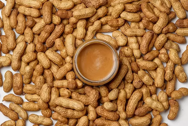 Jar of peanut butter