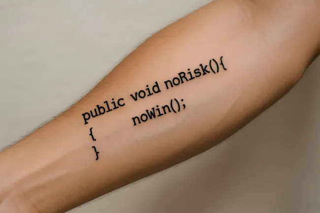 Java-Programmierer-Tattoo mit Quellcode-Motiv