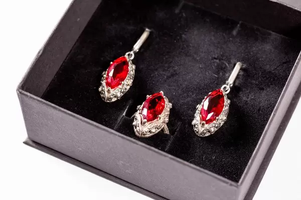 Jewelry with rubies
