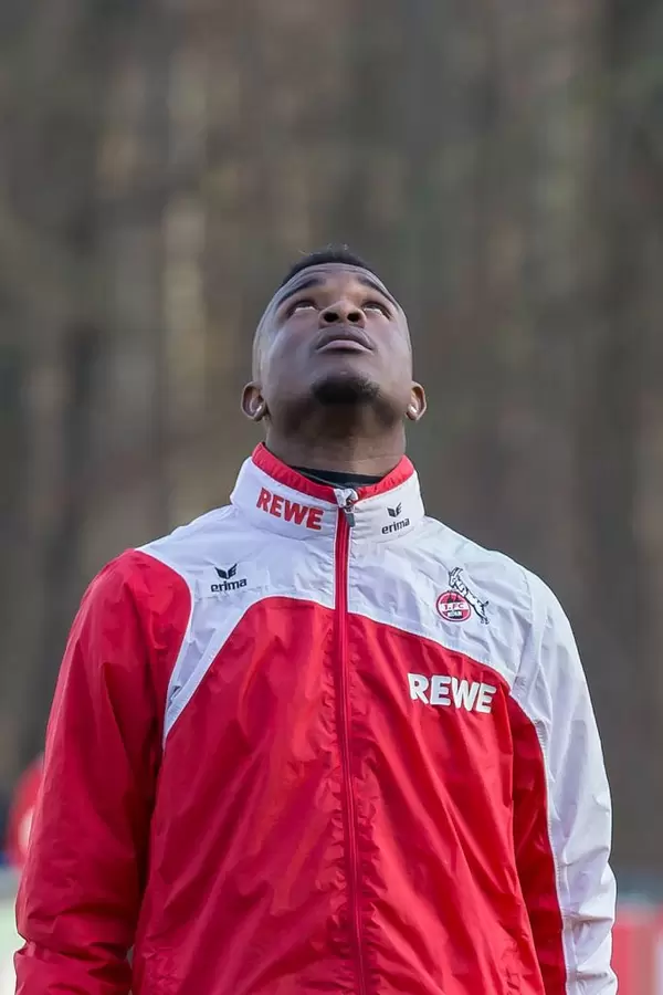 Jhon Córdoba during training on the 30.01.2018