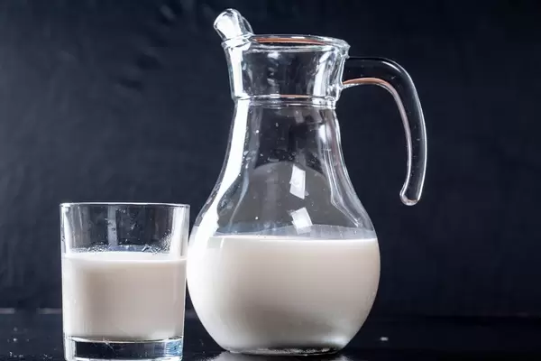 Jug and glass of milk