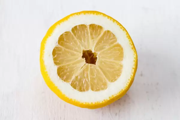Juicy yellow slice