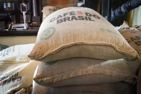 Kaffeebohnensäcke