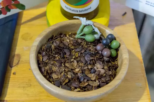 Kaffeefrucht in einer Schüssel