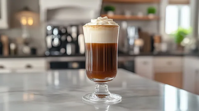 Kaffeegenuss mit cremiger Sahnehaube