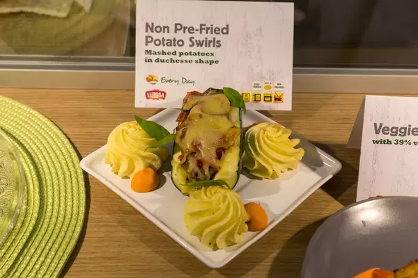 Kartoffel strudel - Kartoffelbrei in Herzoginform