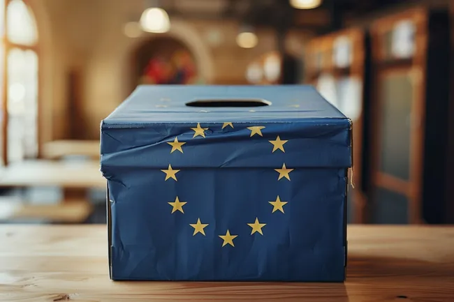 Karton für Spendensammlungen mit Sternen