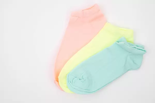 Kids Socks above white background