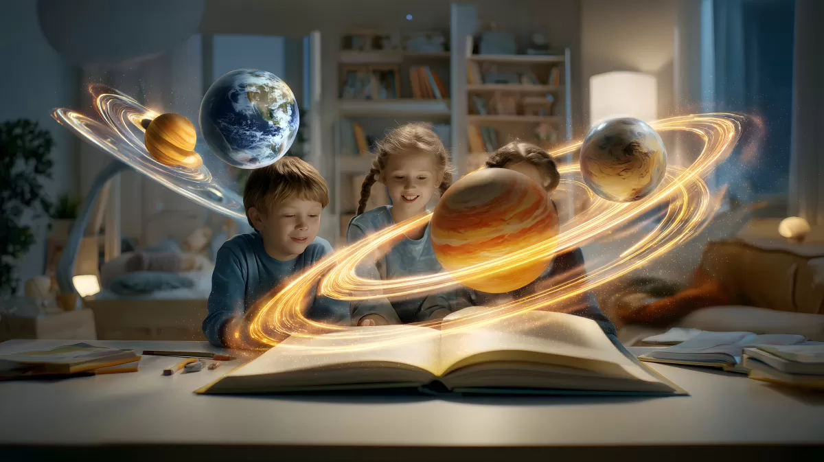 Kinder entdecken die Welt der Wissenschaft im Buch