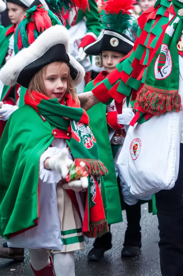 Kinder Fußgruppe der Altsdtädter