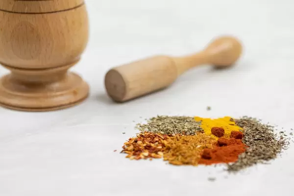 Kitchen Spices mixed on the table