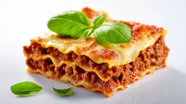Klassische italienische Lasagne - herzhafte Pasta-Spezialität