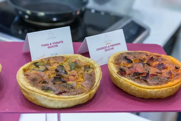Kleine Quiche - Tuna und Tomate, Chorizo und Paprika
