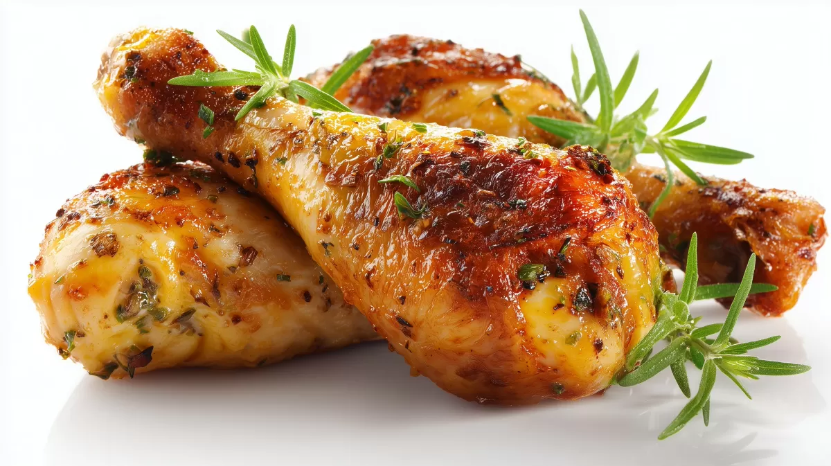 Knusprige Hühnchenkeulen aus dem Ofen mit Rosmarin
