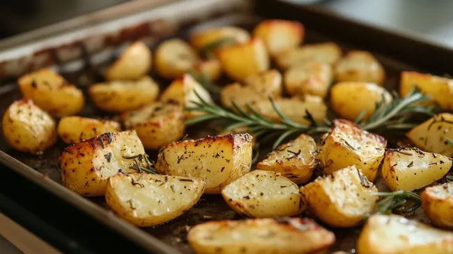Knusprige Rosmarinkartoffeln aus dem Ofen