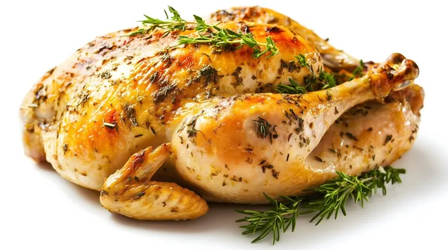 Knuspriger, kräutrig-gewürzter Truthahn-Braten