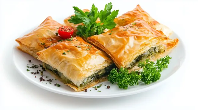 Knuspriger Spinatauflauf mit Tomatenwürfeln