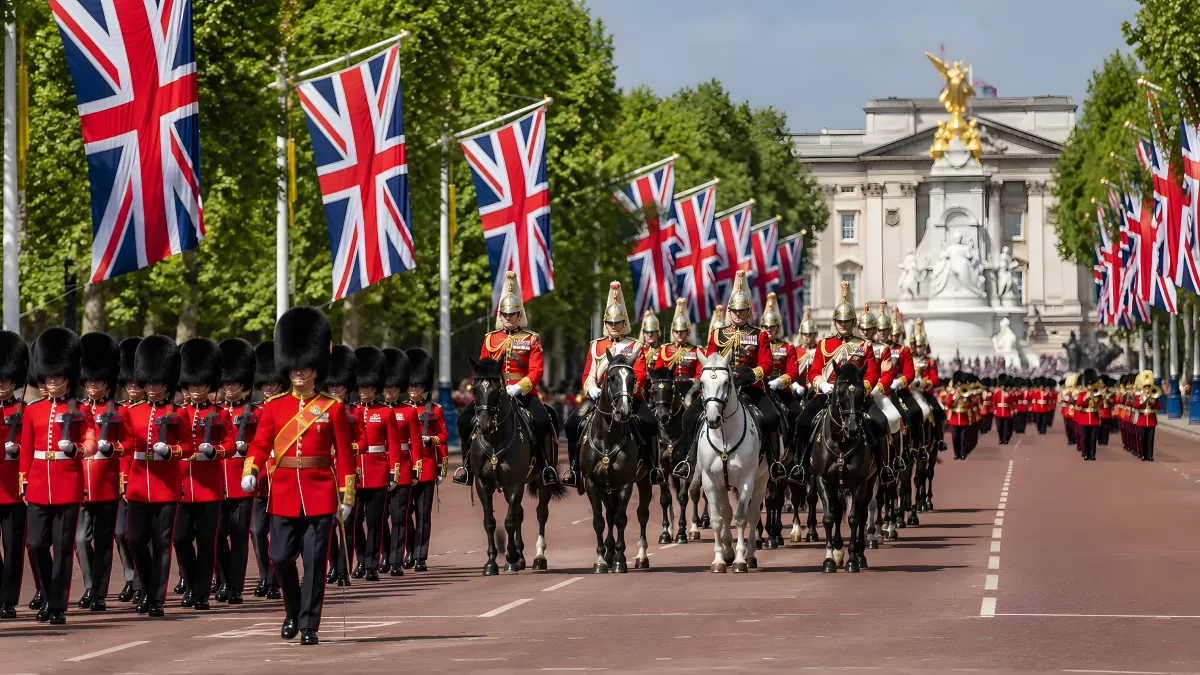 Königliche Gardeparade auf der Mall in London
