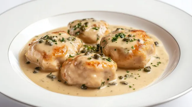 Königsberger Klopse in cremiger Kapernsoße