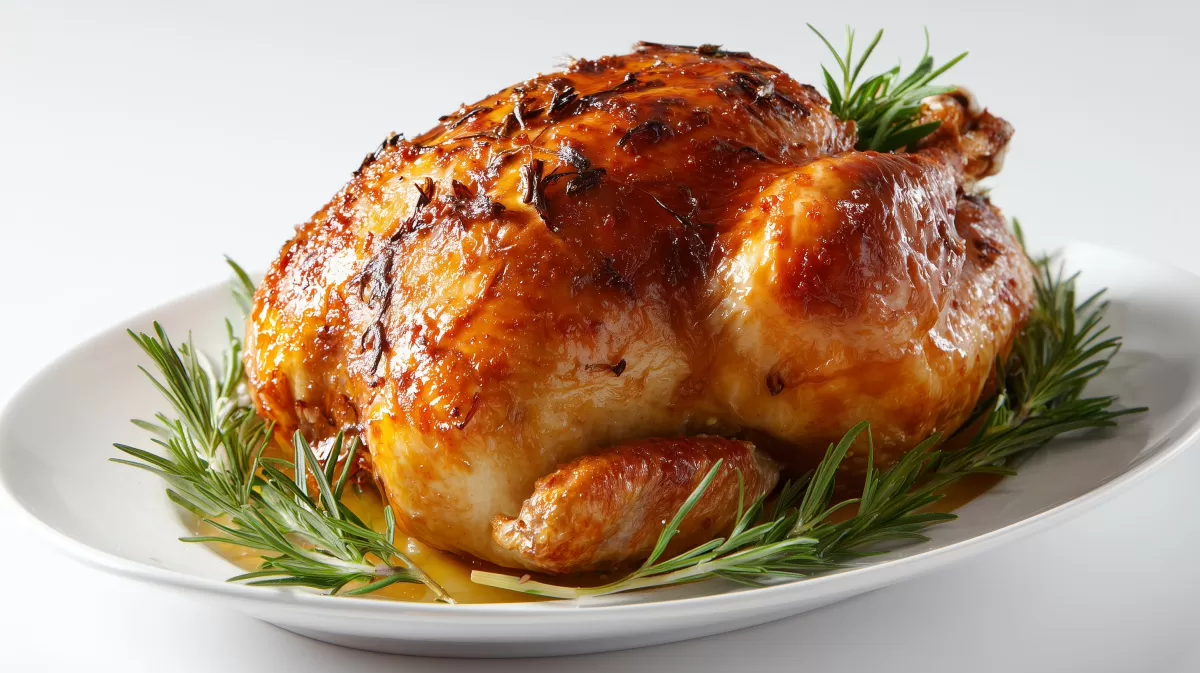 Köstlich marinierter Brathähnchenschenkel mit Rosmarin